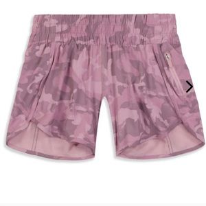 Womens lululemon short heritage pink camo size 4